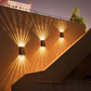 ⌛ Outdoor Waterproof 4 LED Solar Wall Decorative Spotlight