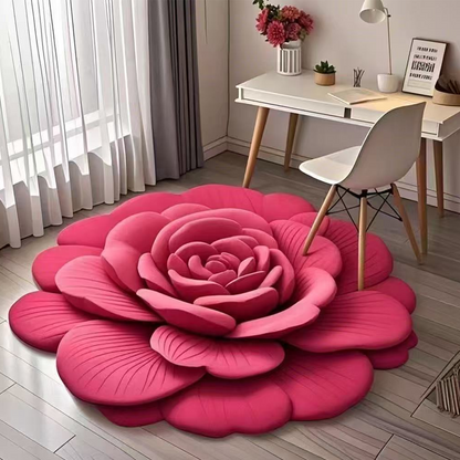 🌺 Floral Plush and Diatomaceous Earth Floor Mats