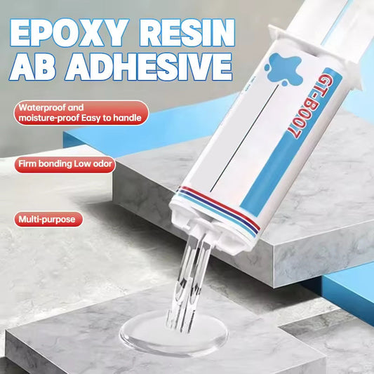 Aesthetics and Environmental Friendliness - Clear Epoxy Resin AB Glue