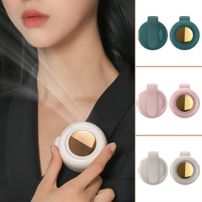 🎁Summer Big Sale-50% OFF⏳Small Whirlwind Clip Waist Neck Fan🌬️❄️