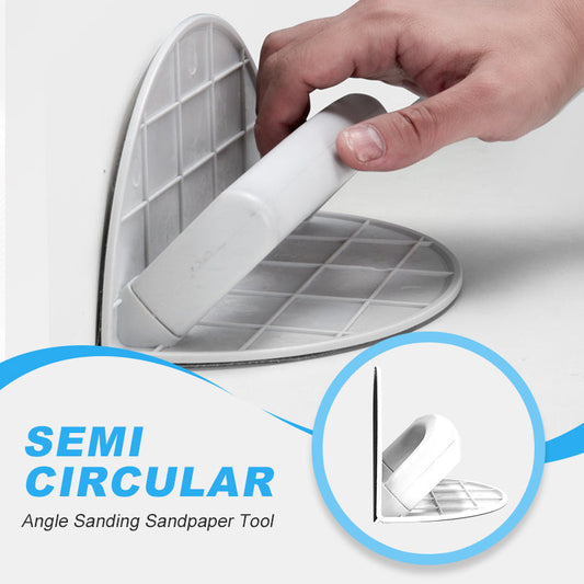 🔥Multifunctional Semi-Circular Angle Sanding Sandpaper Tool