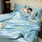 ✨Get Ready For Summer🛏️ Summer Simple Ice Silk Quilt❄️