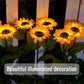 📢📢49% OFF !! ⏰ Sunflower Solar Lights – Auto On/Off, 14H Glow, IP65 Waterproof ☀️
