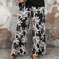 🏆HOT SALE 49% OFF🔥Women's Casual Floral Print Wide Leg Trousers and Short Sleeve Top Set