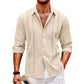 Men's single colour long sleeve top