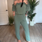 🔥Hot Sale 50% Off🔥Off-The-Shoulder Ruffle Jumpsuit