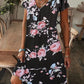 ✨2026 Hot Sale⌛Women’s Elegant Floral Print V-Neck Long Dress