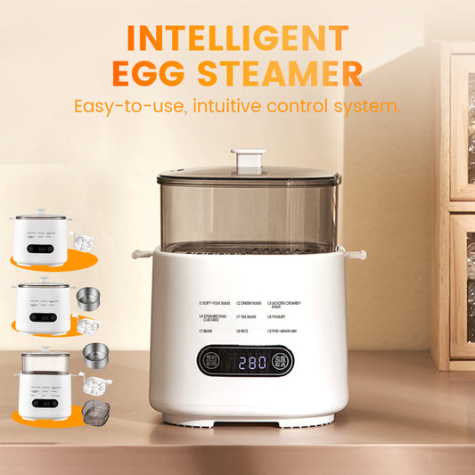 📢Mini Multi-Functional Egg Cooker Set with Smart Touch Panel📢
