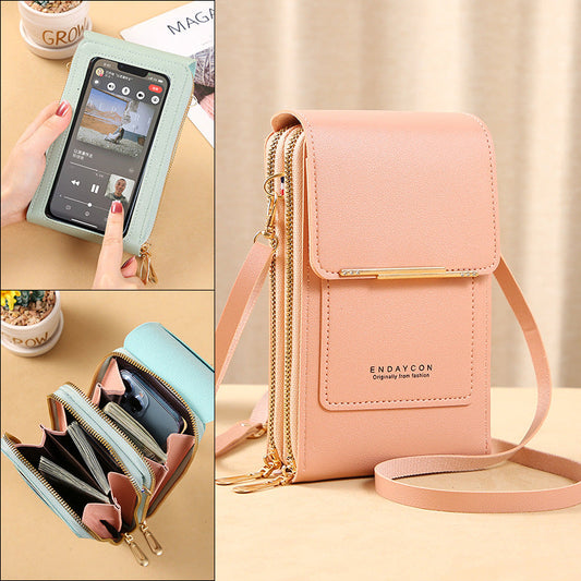 ⚡50K+ SOLD!🎁Women's Touch Screen Mobile Phone Messenger bag🤩