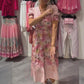 Women's Elegant Floral Print V-Neck Long Dress