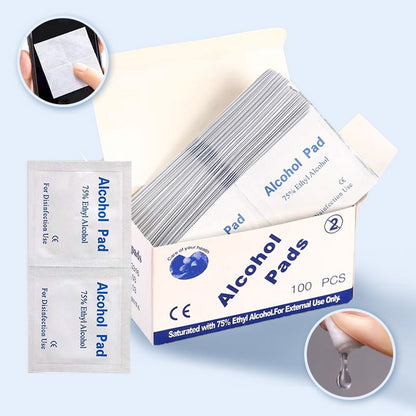 Disposable alcohol swabs