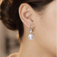 💎 Buy 1 Get 1 Free! 💎 Sparkly Huggie Dangle Earrings – Synthetic Pearl & Rhinestone Accents for Everyday Elegance ✨🌼