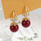 💎 Buy 1 Get 1 Free! 💎 Sparkly Huggie Dangle Earrings – Synthetic Pearl & Rhinestone Accents for Everyday Elegance ✨🌼