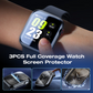 3PCS Full Coverage Watch Screen Protector