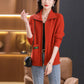 Women's Knitted Zip Up Cardigan Sweater