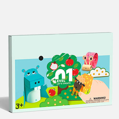 Comprehensive 3D Colorful Paper Artwork DIY Kit