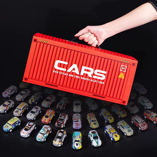 🎅Christmas Sale 50% OFF🎁48 Mini Pull-Back Cars with Built-In Garage Set
