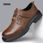 Men's Breathable Retro PU Leather Soft Sole Shoes