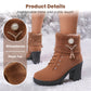 Women's Thick Warm Chunky Heel Boots