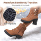 Women's Thick Warm Chunky Heel Boots