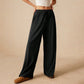 Women’s Casual Soft Wide-Leg Pants With Drawstring