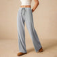 Women’s Casual Soft Wide-Leg Pants With Drawstring