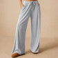 Women’s Casual Soft Wide-Leg Pants With Drawstring