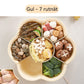 [Practical Gift Choice] Rotating Hot Pot Dish Vegetable Drainer Tray