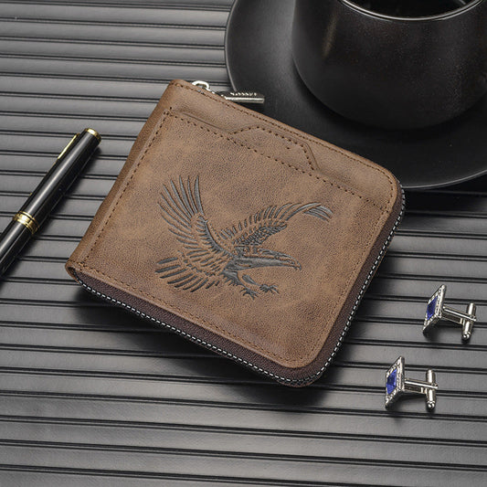 Men's Eagle Embossed Wallet