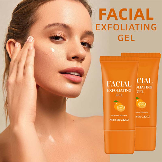 Fresh Orange Glow! 🍊 Moisturizing Exfoliating Gel – Gentle Scrub, No Tightness After Use