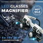 LED Glasses Magnifier ( 8x 15x 23x )