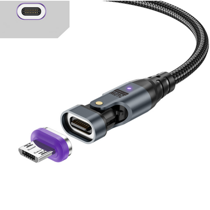 PD 240W 180° Rotation Magnetic Charging Cable