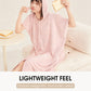 Women's Cosy Hooded Textured Grid Bathrobe