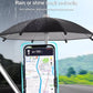 Electric Bicycle Cell Phone Holder Umbrella