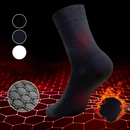 Anti-Odor Graphene Crew Socks - 5 Pairs/Set