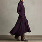 🎉Women's Elegant High-Neck Asymmetrical Draped Maxi Dress