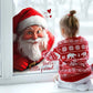 Christmas Santa & Snowflake Window Sticker