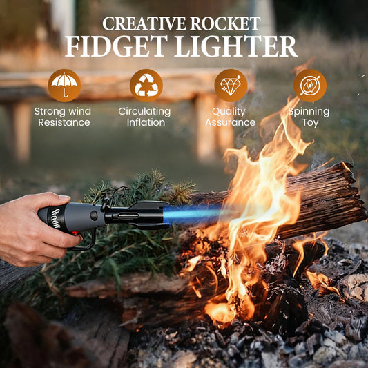 🔥🤹Creative Rocket Fidget Lighter