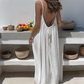 🏖️Last day sale 50% OFF💕20K+ SOLD!⚡Women's Casual Backless Spaghetti Strap Maxi Dress🌟🌊