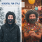 🖤2026 New Year · 40% OFF🖤Punk-style hat with an attached simple wig and knitted beard