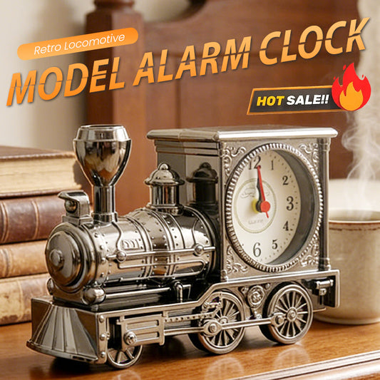 Retro Locomotive Model Alarm Clock