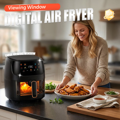 Digital Air Fryer with Viewing Window