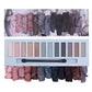 Vibrant 12-Shade Eyeshadow Palette Set