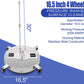Multipurpose Pressure Washer Surface Cleaner with 2PCS Wand