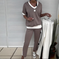 🥳2026 HOT SALE🥳💞50K+ SOLD!💕👖 50% OFF! 2-Piece Casual Set – Easy to wear, easy to care. Adjustable waist for perfect fit. No slipping, all-day comfort. Your go-to for everyday moments. 🌸✅