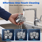 Washable razor with seven blades