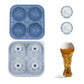 Silicone Soccer Ball Ice Cube Tray – 5.5 cm Cubes, Slow-Melting, Leak-Proof Design, 4 Colors, Perfect for Game Nights & Cocktails 🥂
