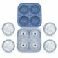 Silicone Soccer Ball Ice Cube Tray – 5.5 cm Cubes, Slow-Melting, Leak-Proof Design, 4 Colors, Perfect for Game Nights & Cocktails 🥂