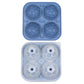 Silicone Soccer Ball Ice Cube Tray – 5.5 cm Cubes, Slow-Melting, Leak-Proof Design, 4 Colors, Perfect for Game Nights & Cocktails 🥂