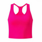 👚 Women's Built-in Bra Tank Top | Ribbed Knit Racerback Camisole with Light Support